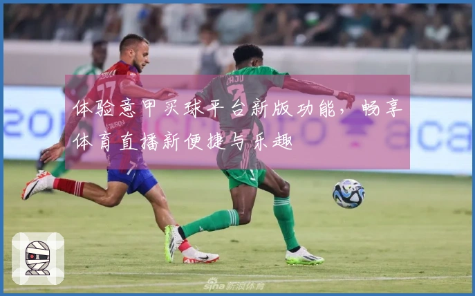 体验意甲买球平台新版功能，畅享体育直播新便捷与乐趣